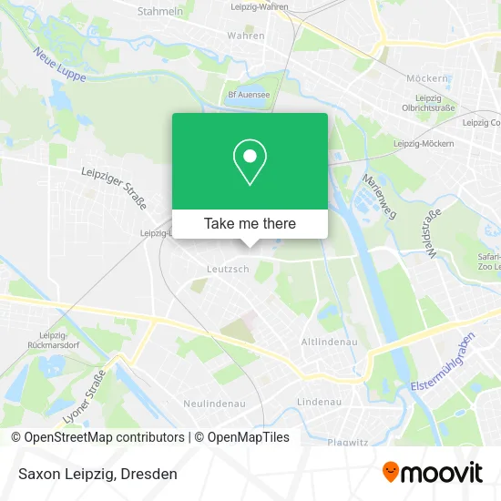 Карта Saxon Leipzig