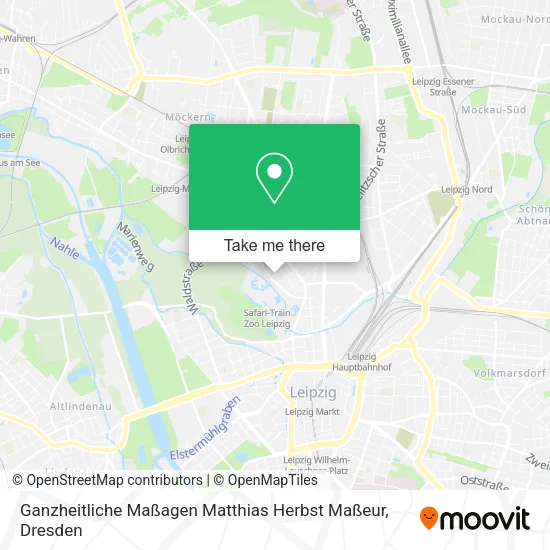 Карта Ganzheitliche Maßagen Matthias Herbst Maßeur