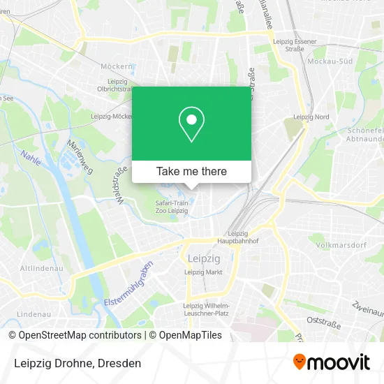 Карта Leipzig Drohne