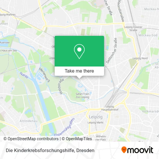 Карта Die Kinderkrebsforschungshilfe