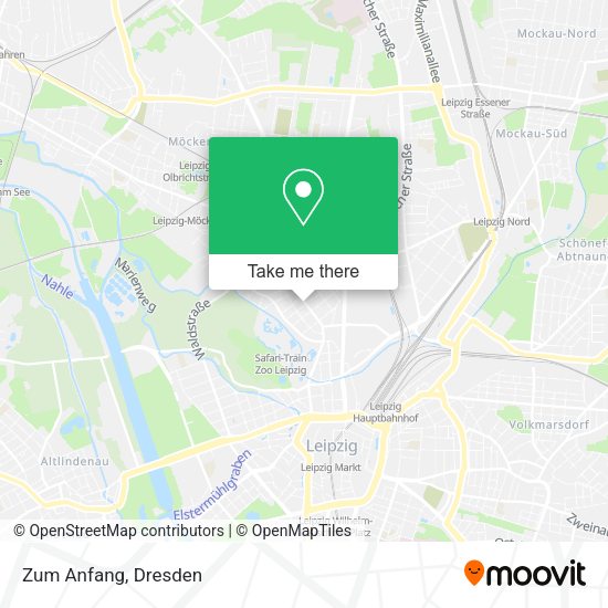 Карта Zum Anfang