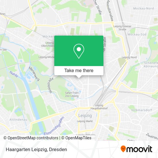 Карта Haargarten Leipzig
