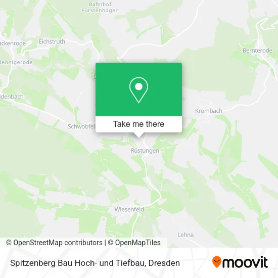 Карта Spitzenberg Bau Hoch- und Tiefbau