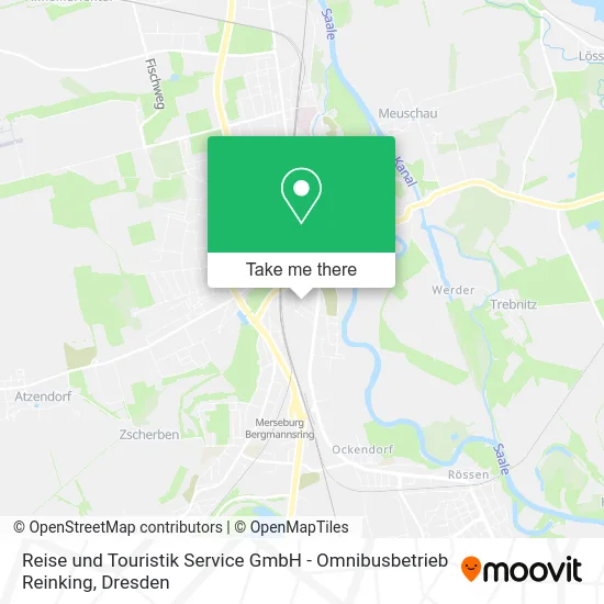 Карта Reise und Touristik Service GmbH - Omnibusbetrieb Reinking