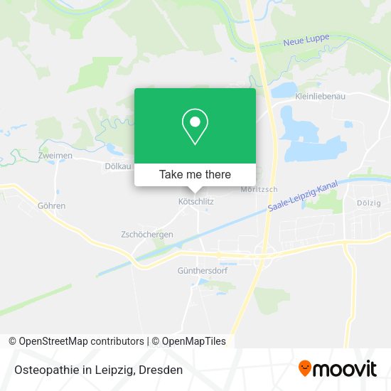 Карта Osteopathie in Leipzig