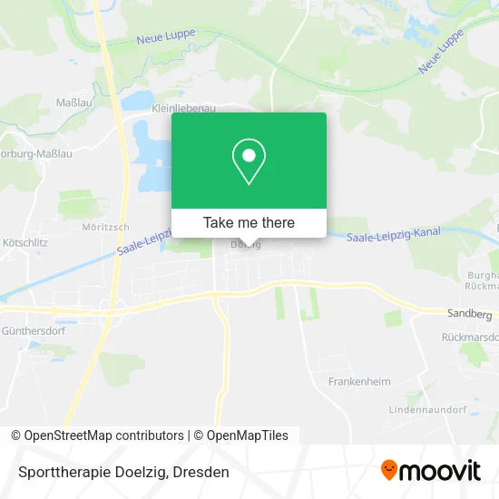 Карта Sporttherapie Doelzig
