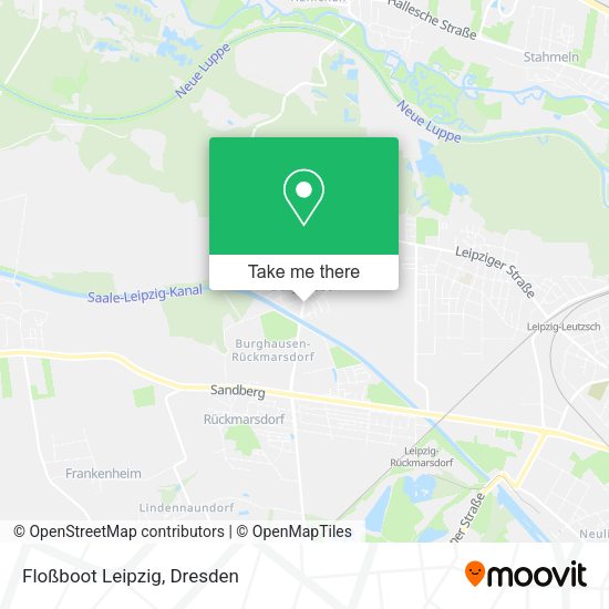 Карта Floßboot Leipzig