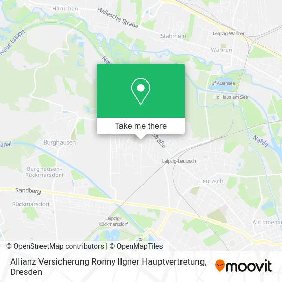 Карта Allianz Versicherung Ronny Ilgner Hauptvertretung