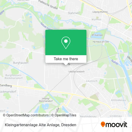 Карта Kleingartenanlage Alte Anlage