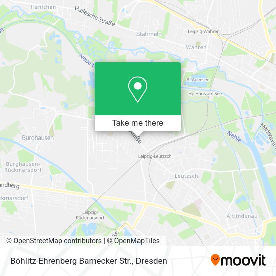 Карта Böhlitz-Ehrenberg Barnecker Str.