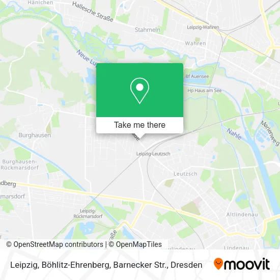 Карта Leipzig, Böhlitz-Ehrenberg, Barnecker Str.