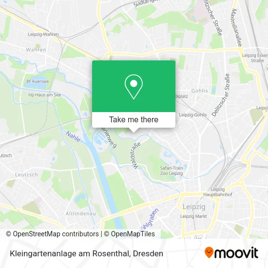 Карта Kleingartenanlage am Rosenthal