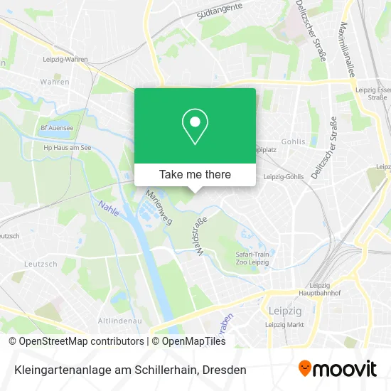 Карта Kleingartenanlage am Schillerhain