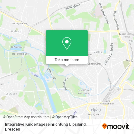 Карта Integrative Kindertageseinrichtung Lipsiland