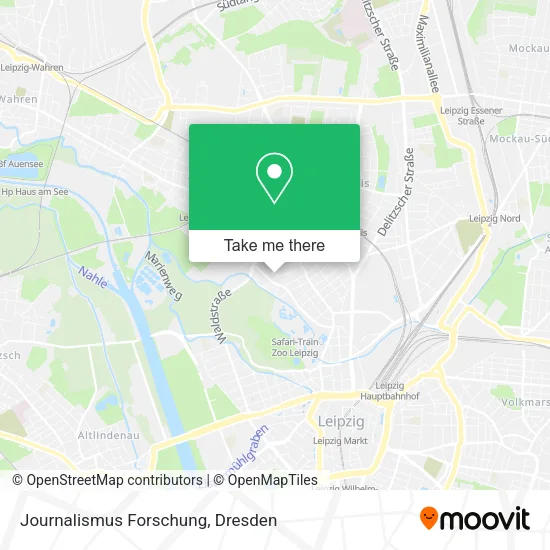 Карта Journalismus Forschung