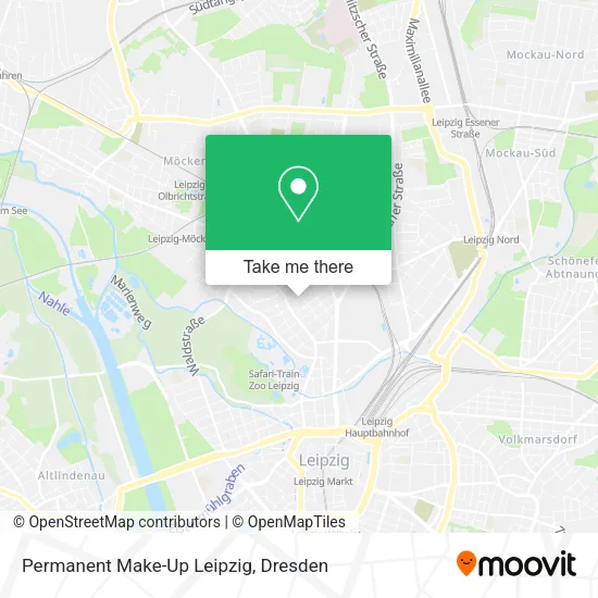 Карта Permanent Make-Up Leipzig