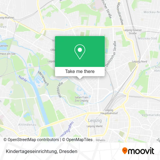 Карта Kindertageseinrichtung