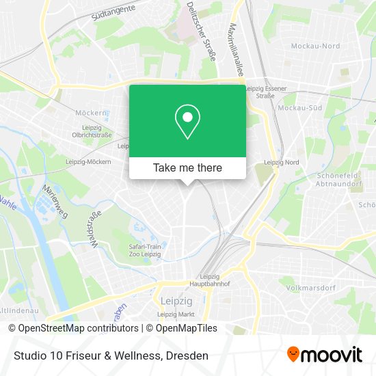 Карта Studio 10 Friseur & Wellness