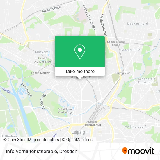 Карта Info Verhaltenstherapie