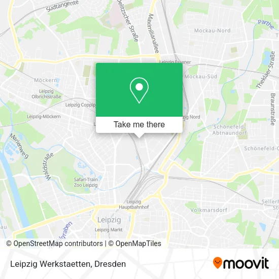 Карта Leipzig Werkstaetten