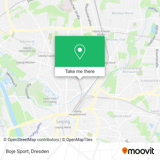 Карта Boje Sport