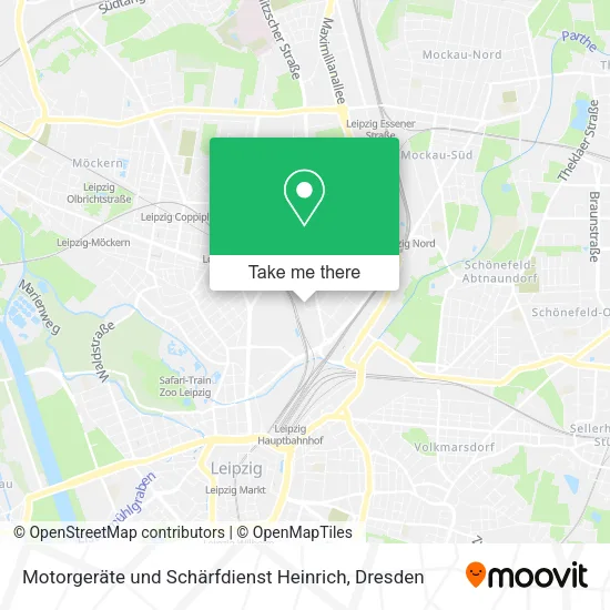 Карта Motorgeräte und Schärfdienst Heinrich