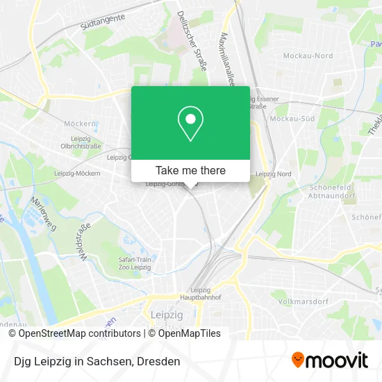 Карта Djg Leipzig in Sachsen