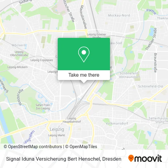 Карта Signal Iduna Versicherung Bert Henschel