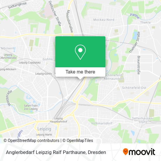 Карта Anglerbedarf Leipzig Ralf Parthaune