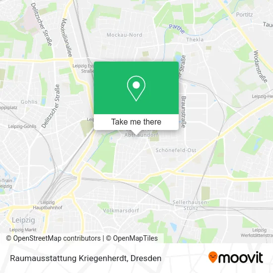 Карта Raumausstattung Kriegenherdt