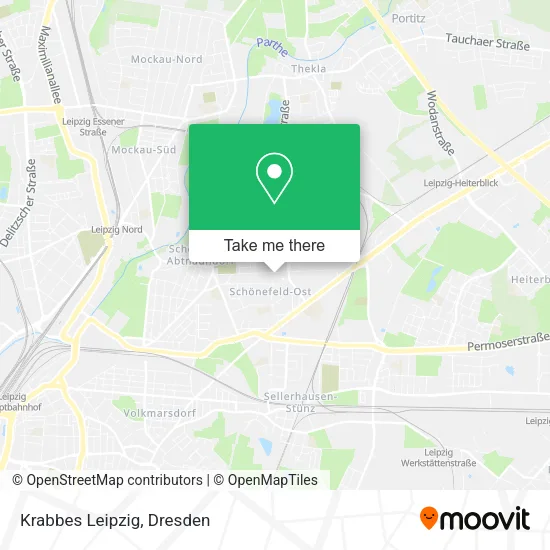Карта Krabbes Leipzig