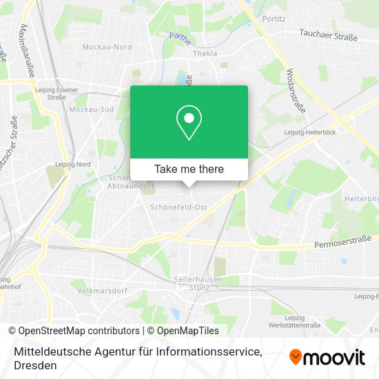 Карта Mitteldeutsche Agentur für Informationsservice