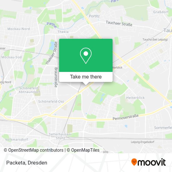 Карта Packeta
