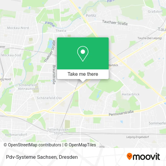 Карта Pdv-Systeme Sachsen