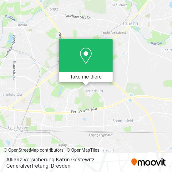Карта Allianz Versicherung Katrin Gestewitz Generalvertretung