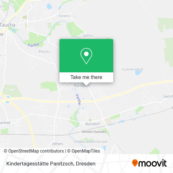 Карта Kindertagesstätte Panitzsch