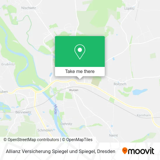 Карта Allianz Versicherung Spiegel und Spiegel