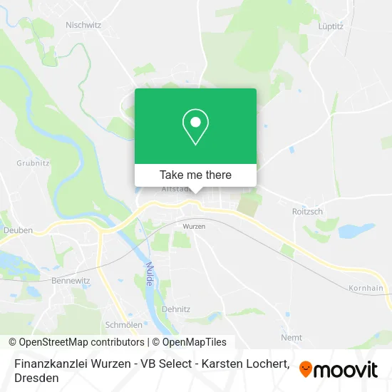 Карта Finanzkanzlei Wurzen - VB Select - Karsten Lochert