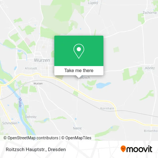 Карта Roitzsch Hauptstr.