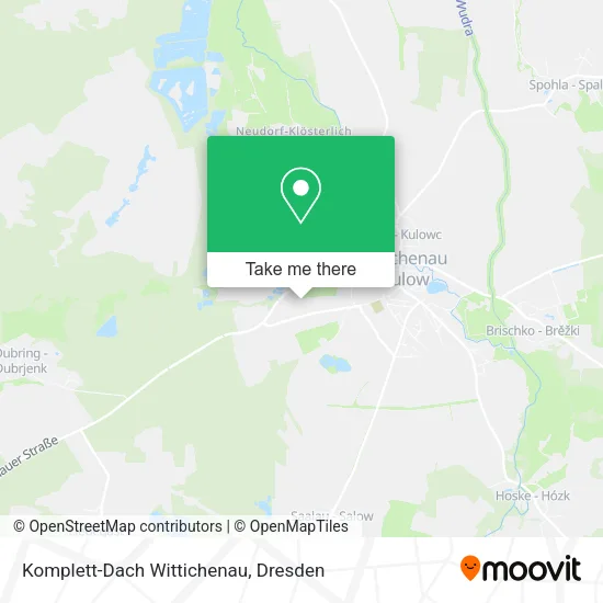 Карта Komplett-Dach Wittichenau