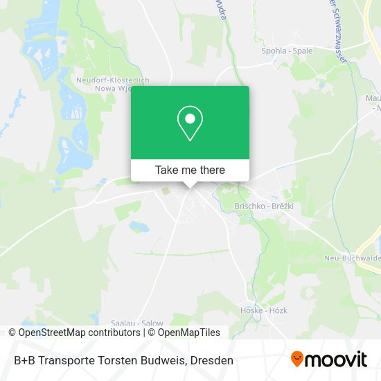 Карта B+B Transporte Torsten Budweis