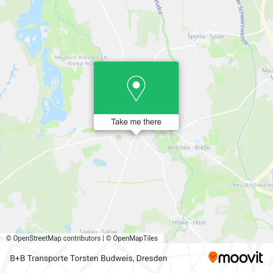 Карта B+B Transporte Torsten Budweis
