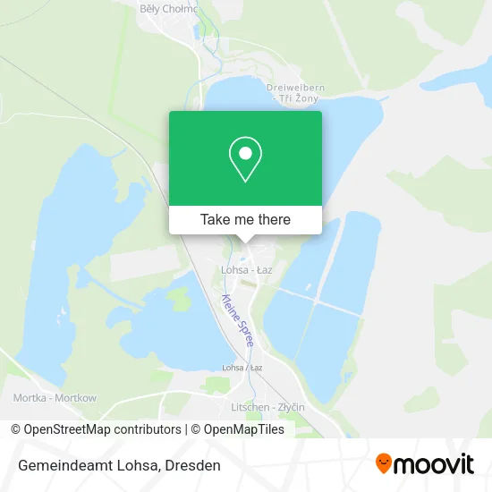 Карта Gemeindeamt Lohsa