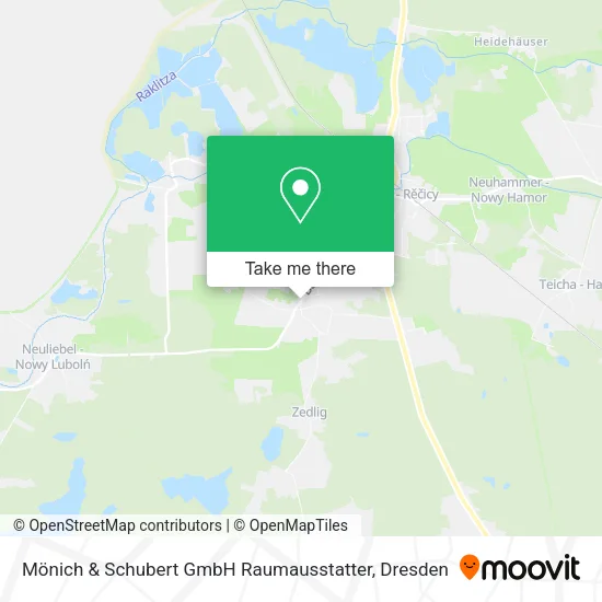 Карта Mönich & Schubert GmbH Raumausstatter