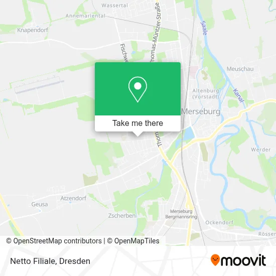 Netto Filiale map