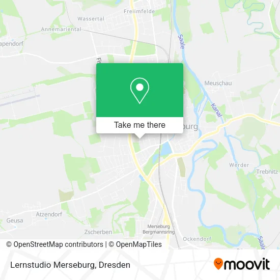Карта Lernstudio Merseburg