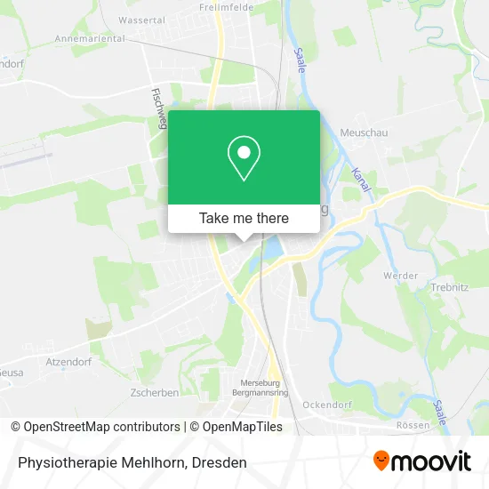 Карта Physiotherapie Mehlhorn