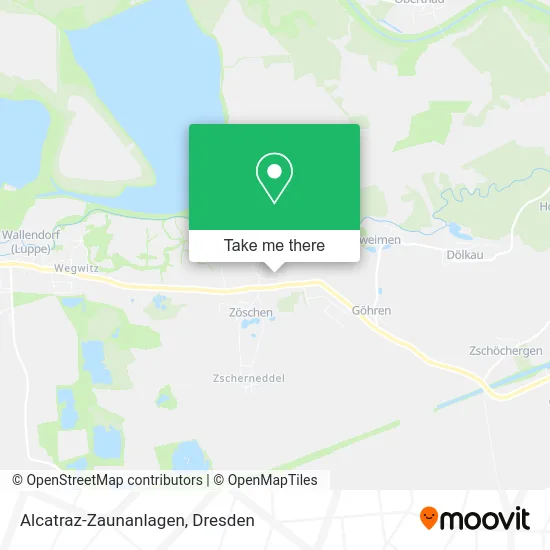 Карта Alcatraz-Zaunanlagen