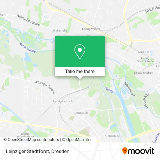 Карта Leipziger Stadtforst