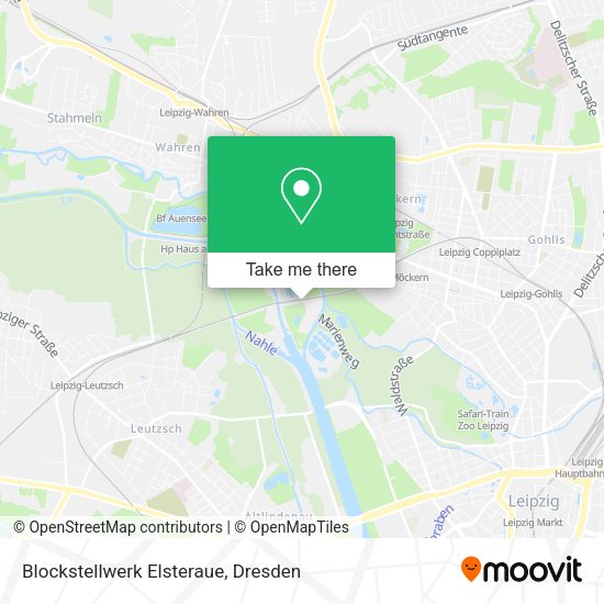 Карта Blockstellwerk Elsteraue